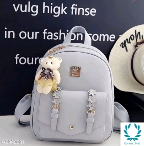 . Leather Backpack  Bag